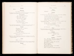 Libretto, Tosca, Giacomo Puccini, Edition Ricordi, İtalya by Italian School