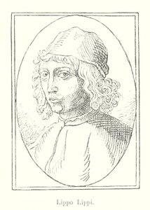 Lippo Lippi (gravür) by Italian School