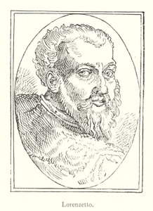 Lorenzetto (gravür) by Italian School