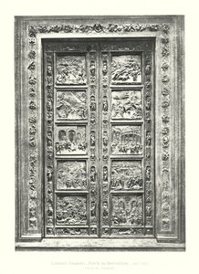Lorenzo Ghiberti, Vaftizhane Kapısı by Italian School
