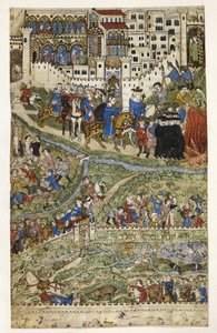 MS Add.27695 fol.6v Tapınakçıların yıkımı ve Fransa Kralı IV. Philip