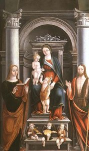 Madonna ve Çocuk, Bebek Aziz John the Baptist