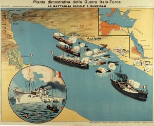 Kunfuda Körfezi Savaşı Haritası by Italian School