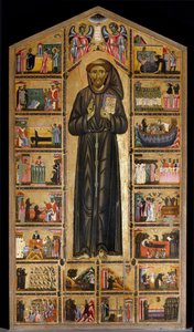 Usta (Maestro) del San Francesco Bardi. 13. yüzyılın ilk yarısının Floransalı okulu. San Francesco d