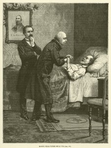 Hayatının son saatlerinde Mazzini (gravür) by Italian School