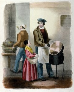 Milanese Metier: kestane satıcısı. by Italian School