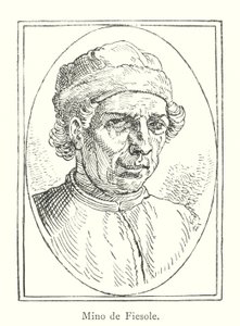 Mino de Fiesole (gravür) by Italian School