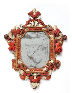 Ayna çerçevesi, Trapani, 17. yüzyılın sonu veya 18. yüzyılın başı by Italian School