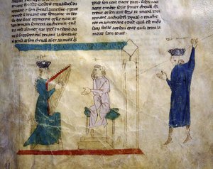 Ms.EST.59 fol.98r Kral Faramont