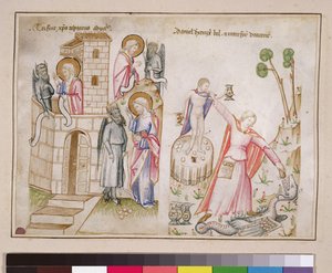 Bayan 43-1950 (5v) Christs Temptation, Daniel, Speculum Humanae Salvationis