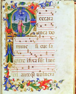 Ms 577 f.1 Bartolomeo di Fruosino (1366-1441) 1421 (parşömen) tarafından aydınlatılan, 