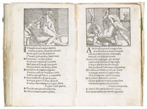 Giulio Romano tarafından resimlenen ve Marcantonio Raimondi tarafından oyulmuş Pietro Aretino