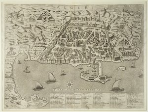 Cezayir Limanı ve Kasabası, c.1572 by Italian School