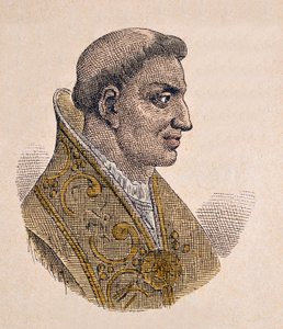 Papa Etienne II'nin Portresi (Stephen, stefano veya Stephanus) (752-757) by Italian School