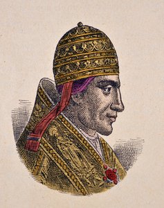 Papa II. Nicolas'ın Portresi (Nicola, Nicholas veya Nicolo veya Niccolo veya Nicolaus) (1058-1061) by Italian School