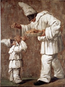 Pulcinella (polichinelle) karakteri commedia dell