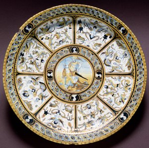 Roma kahramanlarının temsili Scaevola (Muzio Scevola) Urbino, İtalya