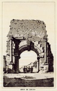 Roma: Drusus Kemeri (lito) by Italian School