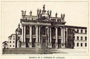 Roma: Aziz John Lateran Bazilikası (lito) by Italian School