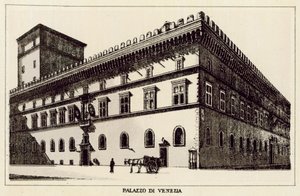 Roma: Palazzo Di Venezia (lito) by Italian School