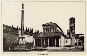 Roma: S Lorenzo (lito) by Italian School