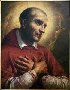 Aziz Charles Borromee (1538-1584). (San Carlo Borromeo) Napoli
