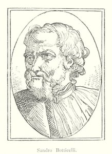 Sandro Botticelli (gravür) by Italian School