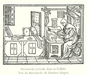 Savonarola Hücresinde Yazıyor, Savonarola