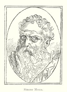 Simone Mosca (gravür) by Italian School