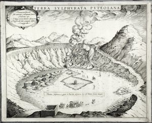 Solfatara Volkanı, Pozzuoli, Napoli by Italian School