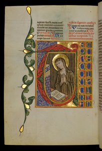 St Scholastica açık kitap ile by Italian School