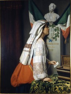 1870 plebisiti. Bu vesileyle İtalyanlar İtalyan birliği için oy kullandılar. Museo del Risorgimento. Milano by Italian School