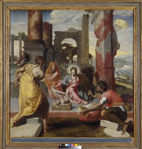 Çobanların Tapınması, c.1560 by Italian School