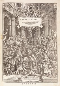 Bir Cerrahi Tiyatroda Anatomik Diseksiyon Yapan Yazar, 1543 by Italian School