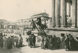 Sivil Forumda Seçimler (gravür) by Italian School