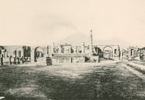 Sivil Forumdaki Jove Tapınağı olduğu gibi (gravür) by Italian School