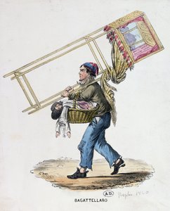 Gezgin Kuklacı, 1840 dolayları by Italian School