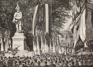 General Giacomo Medici anıtının açılışı, Milano, İtalya, Edoardo Ximenes