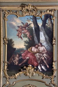Venüs ve Adonis by Italian School