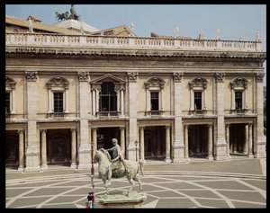 Palazzo Nuovo ve Marcus Aurelius