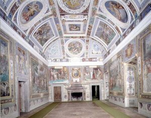 Onofrio Panvinio tarafından tasarlanan ve Taddeo (1529-66) ve Federico Zuccaro (1540-1609) 1557-83 (fresk) tarafından fresklenen 