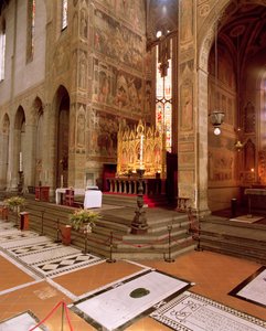 Kilise apsisinin görünümü by Italian School