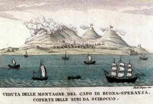 Cape of Good Esperance dağlarının manzarası by Italian School