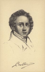 Vincenzo Bellini, İtalyan opera bestecisi (1801-1835) by Italian School