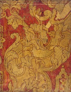 Altın duvar kağıdı (deri)