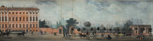 Anichkov Sarayı. Nevsky Prospekt panoramasından, 1830