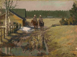 Atlı Kazaklar, 1916 by Ivan Alexeyevich Vladimirov