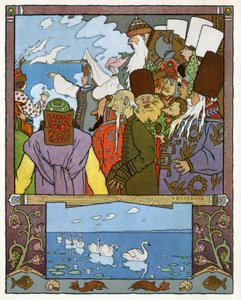 Prenses ve kurbağa, c.1899 (litografi) by Ivan Yakovlevich Bilibin