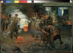 ""Dökümhanedeki işçiler"" Ivan Georgievich Drozdov