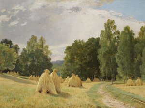 Naostachks, Preobrazhenskoe by Ivan Ivanovich Shishkin
